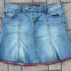 Mini Jean skirt/ size 7